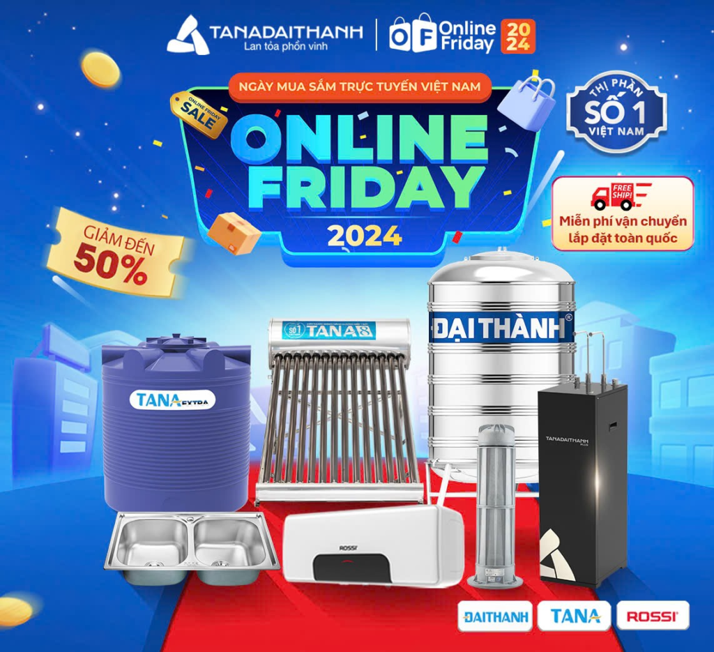 Tân Á Đại Thành tham gia Online Friday 2024: Đặt dấu mốc gia nhập 'đường đua' thương mại điện tử!