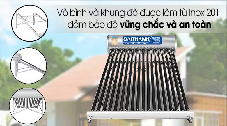 Máy nước nóng năng lượng mặt trời Đại Thành Classic